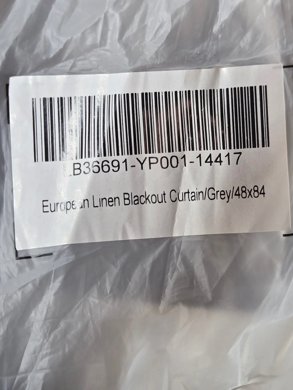 NWT QUINCE Set Of 2 48x84 European Linen True Blackout Curtains Grey 9175